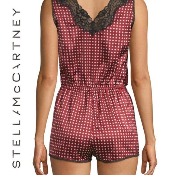 Stella McCartney Poppy Snoozing Silk Romper-One Size Fits Most-See Size Chart - Picture 3 of 16